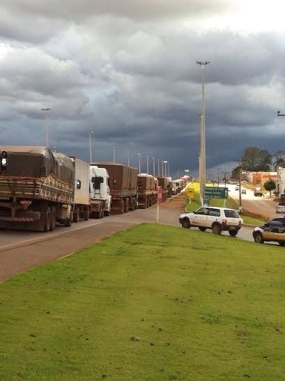 Protesto de caminhoneiros fecha rodovia em Campo Verde, Sinop, Sorriso, Lucas e Nova Mutum